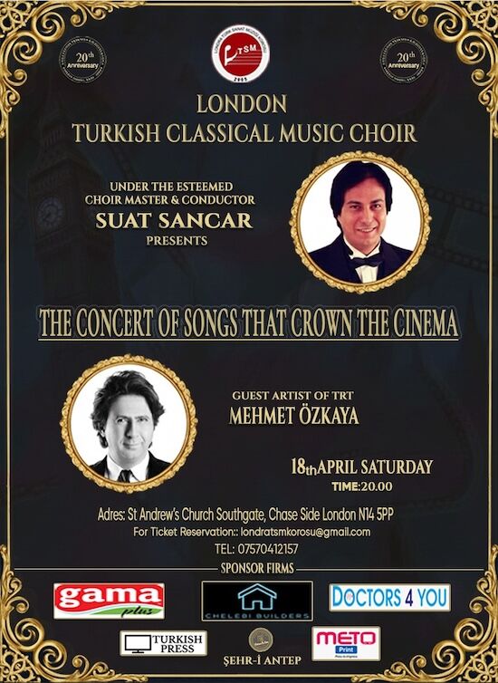 Londra’da Yeşilçam Şarkıları Konseri 1