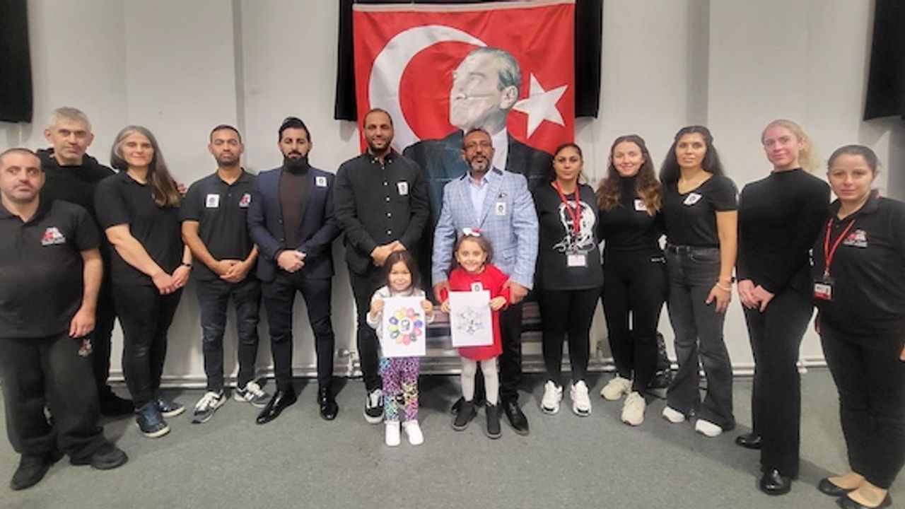 TTFF, Dr Fazıl Küçük Türk okulu 10 Kasım Atatürk'ü anma törenine katıldı