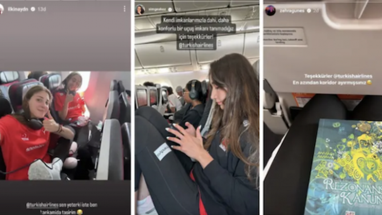 Dünya şampiyonu kızlarımızı 13 saatlik ABD uçuşuna ekonomi sınıfında uçurttular