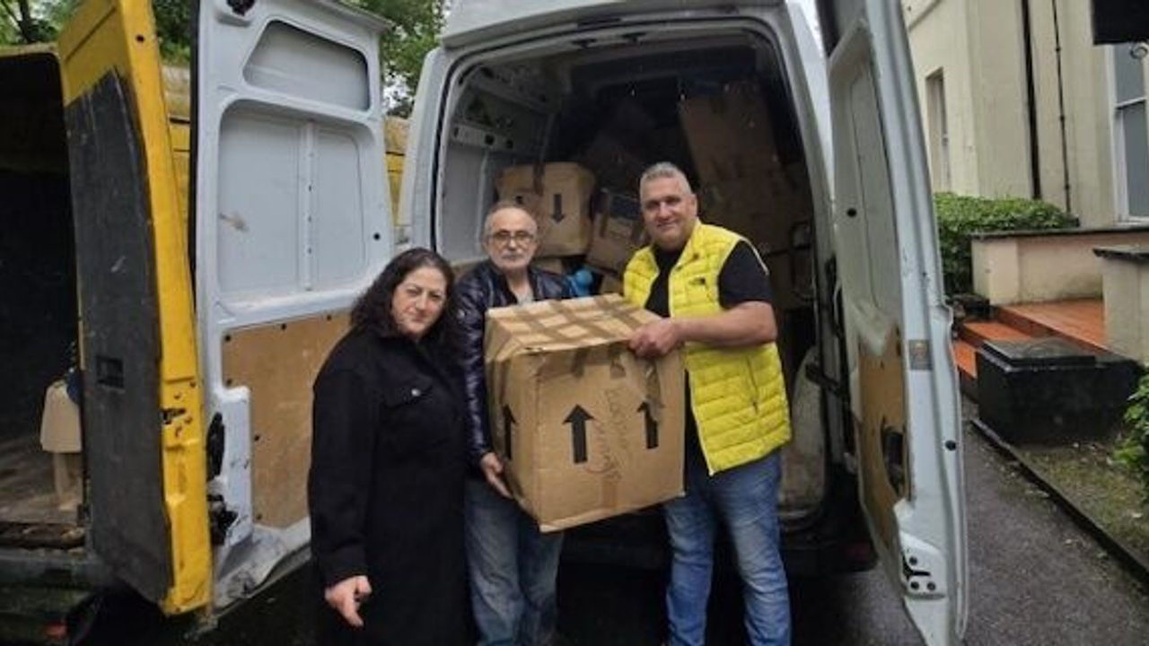 İngiltere'den KKTC'deki kanserli hastalara destek oldular