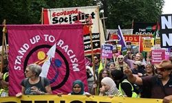 Irkçılar ve aşırı sağcılara karşı Londra'da gösteri