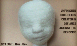 GÖZLERİNİ AÇMAK İSTEMİYORLAR, FİLİSTİNLİ ÇOCUKLAR YARARINA SERGİ