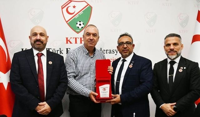 TTFF, Kuzey Kıbrıs Türk Futbol Federasyonu'nu ziyaret etti