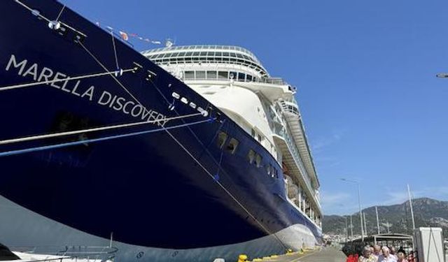 Marella Discovery 1695 yolcusuyla Marmaris'e geldi