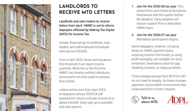 HMRC, Ev sahipleri ve serbest meslek sahiplerine gelir vergisi mektupları gönderecek