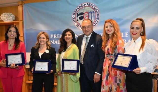 Uluslararası Avrupa Akdeniz Gazetecilik Ödül Töreni Roma'da yapıldı
