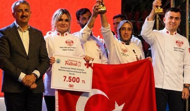 Türkiye Balkan Gastronomi Kupası’nda İkinci Oldu