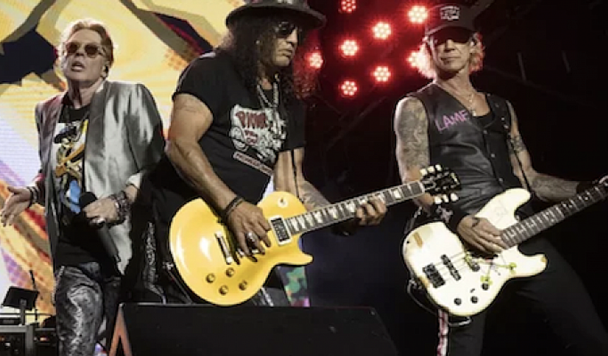 Guns N' Roses rock grubu, 32 yıl sonra Türkiye'ye geliyor