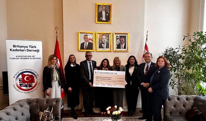 BTKD’den Midlands Türk Okullarına Bağış