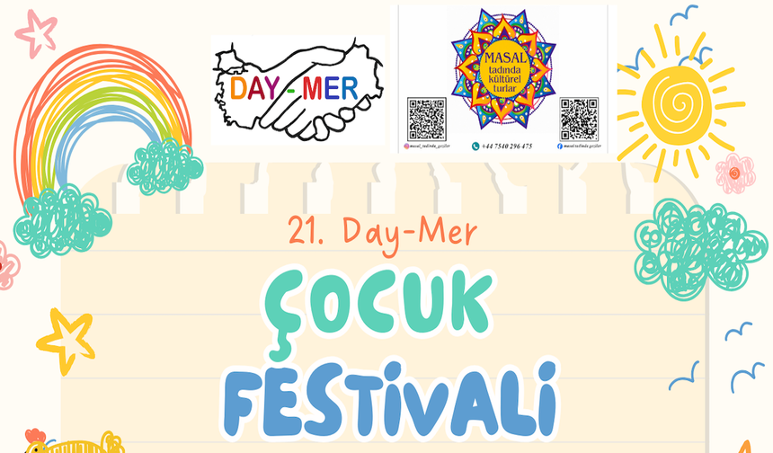 21. Day-Mer Çocuk Festivali Çocukları Bekliyor