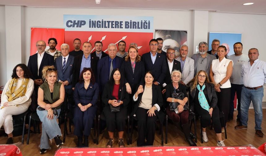 Semra Dinçer'den Londra'da CHP İngiltere'ye ziyaret