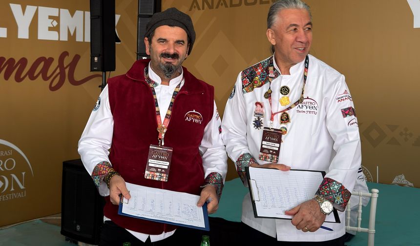 GastroAfyon’da Anadolu Sofrasıyla Guinness Rekoru